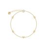 Bracelets Femme L'Atelier d'Amaya | Bracelet Cha Nette Mini Coeurs Bomb S Plaqu Or