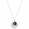 Colliers Femme L'Atelier d'Amaya | Collier Cha Ne M Daille Maya Et Onyx Argent 925