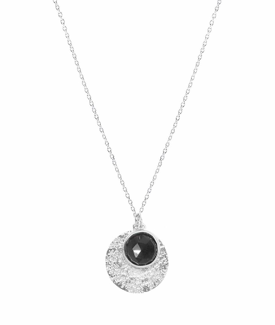 Colliers Femme L'Atelier d'Amaya | Collier Cha Ne M Daille Maya Et Onyx Argent 925