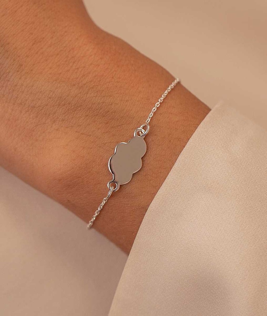 Bracelets Femme L'Atelier d'Amaya | Bracelet Cha Ne Petit Nuage Argent 925