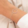 Bracelets Femme L'Atelier d'Amaya | Bracelet Cha Ne Petit Anneau Argent 925