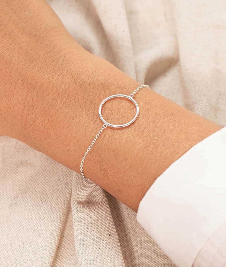 Bracelets Femme L'Atelier d'Amaya | Bracelet Cha Ne Petit Anneau Argent 925