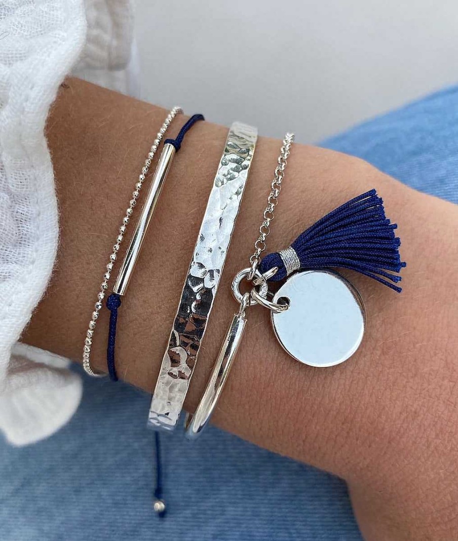 Bracelets Femme L'Atelier d'Amaya | Trio Bleu De Mer Argent 925