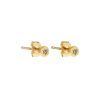 Boucles D'Oreilles Femme L'Atelier d'Amaya | Boucles D'Oreilles Puces Et Zircon Plaqu Or