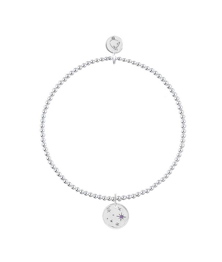 Bracelets Femme L'Atelier d'Amaya | Bracelet Perles 2 Mm Et M Daille Constellation Argent 925