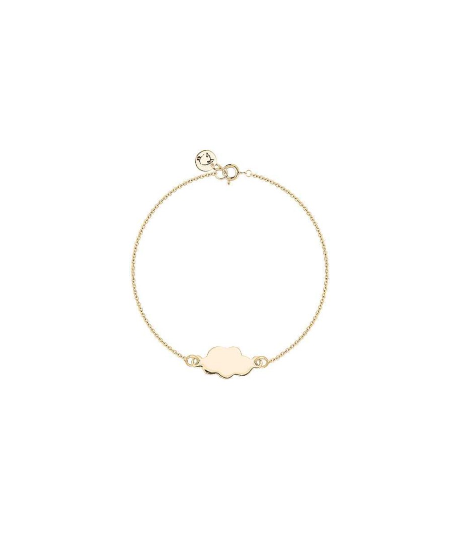 Bracelets Femme L'Atelier d'Amaya | Bracelet Cha Ne Petit Nuage Plaqu Or