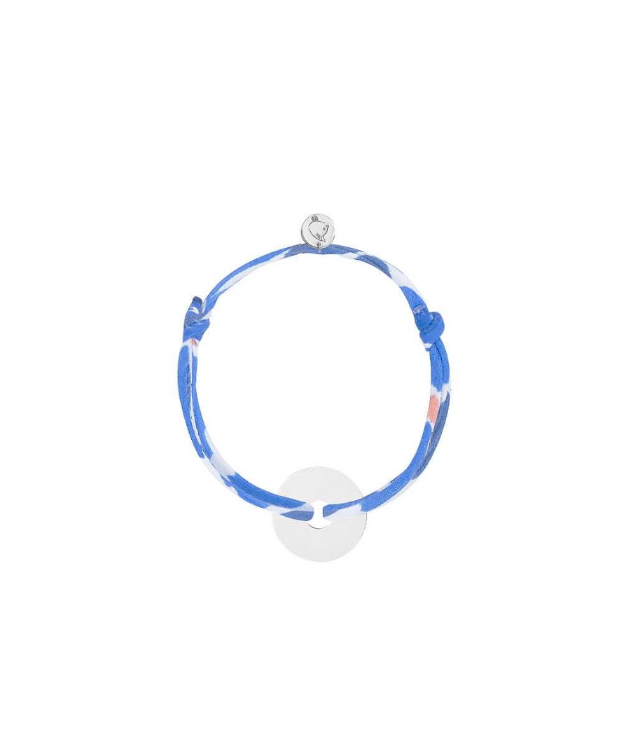 Bijoux Enfant L'Atelier d'Amaya | Bracelet Liberty Et Petite Cible Pour Enfant Argent 925