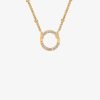 Colliers Femme L'Atelier d'Amaya | Collier Cha Ne Plate Perl E Et Mousqueton Rond Plaqu Or