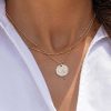 Colliers Femme L'Atelier d'Amaya | Collier Double Rang Perl Et M Daille Maya Plaqu Or