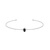 Bracelets Femme L'Atelier d'Amaya | Bracelet Jonc Ouvert Pierre Fine Ovale Argent 925