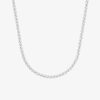 Colliers Femme L'Atelier d'Amaya | Collier Cha Ne Maille Gyptienne Fine Argent 925