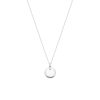 Colliers Femme L'Atelier d'Amaya | Collier Cha Ne Carr E Facett E Et Petite M Daille Bomb E Argent 925