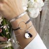 Bracelets Femme L'Atelier d'Amaya | Bracelet Cordon Anneau Argent 925