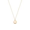 Colliers Femme L'Atelier d'Amaya | Collier Cha Ne Carr E Facett E Et Petite M Daille Bomb E Plaqu Or