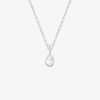 Colliers Femme L'Atelier d'Amaya | Collier Cha Ne Et Pendentif Goutte Zircon Argent 925