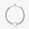 Bracelets Femme L'Atelier d'Amaya | Bracelet Cordon Scintillant Fermoir Argent 925