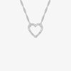 Colliers Femme L'Atelier d'Amaya | Collier Cha Ne Torsad E Et Mousqueton Coeur Argent 925