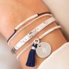 Bracelets Femme L'Atelier d'Amaya | Trio Bleu De Mer Argent 925