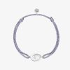 Bracelets Femme L'Atelier d'Amaya | Bracelet Cordon Scintillant Petits Anneaux Entrelac S Argent 925