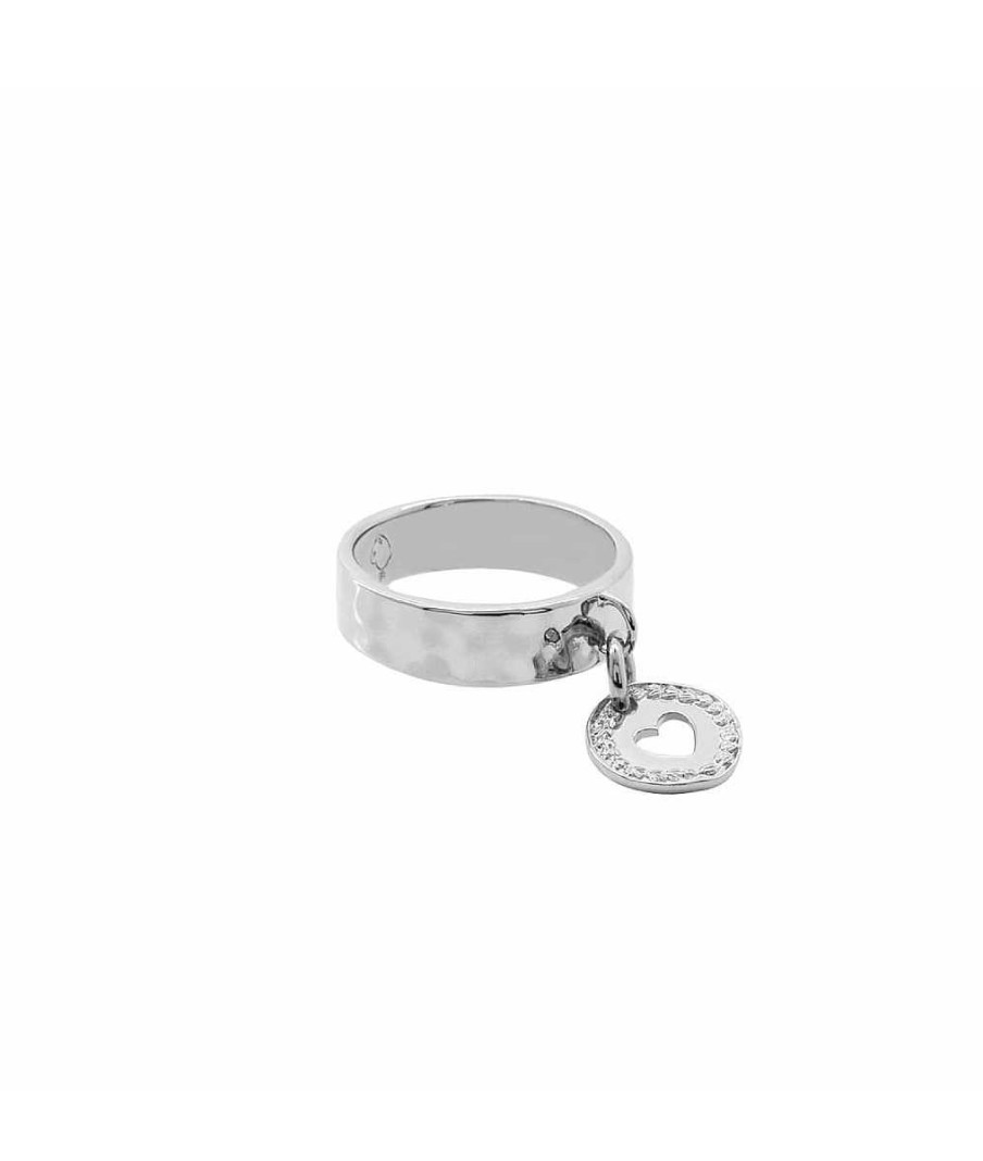 Bagues Femme L'Atelier d'Amaya | Bague Martel E M Daille Coeur Tress Argent 925