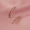 Boucles D'Oreilles Femme L'Atelier d'Amaya | Boucles D'Oreilles De Lobe Cercles Ethniques Plaqu Or