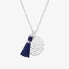 Colliers Femme L'Atelier d'Amaya | Collier Sautoir Cha Ne Fine Grande M Daille Martel E Et Pompon Argent 925