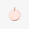 Pendentifs L'Atelier d'Amaya | M Daille Plate 15 Mm Plaqu Or Rose