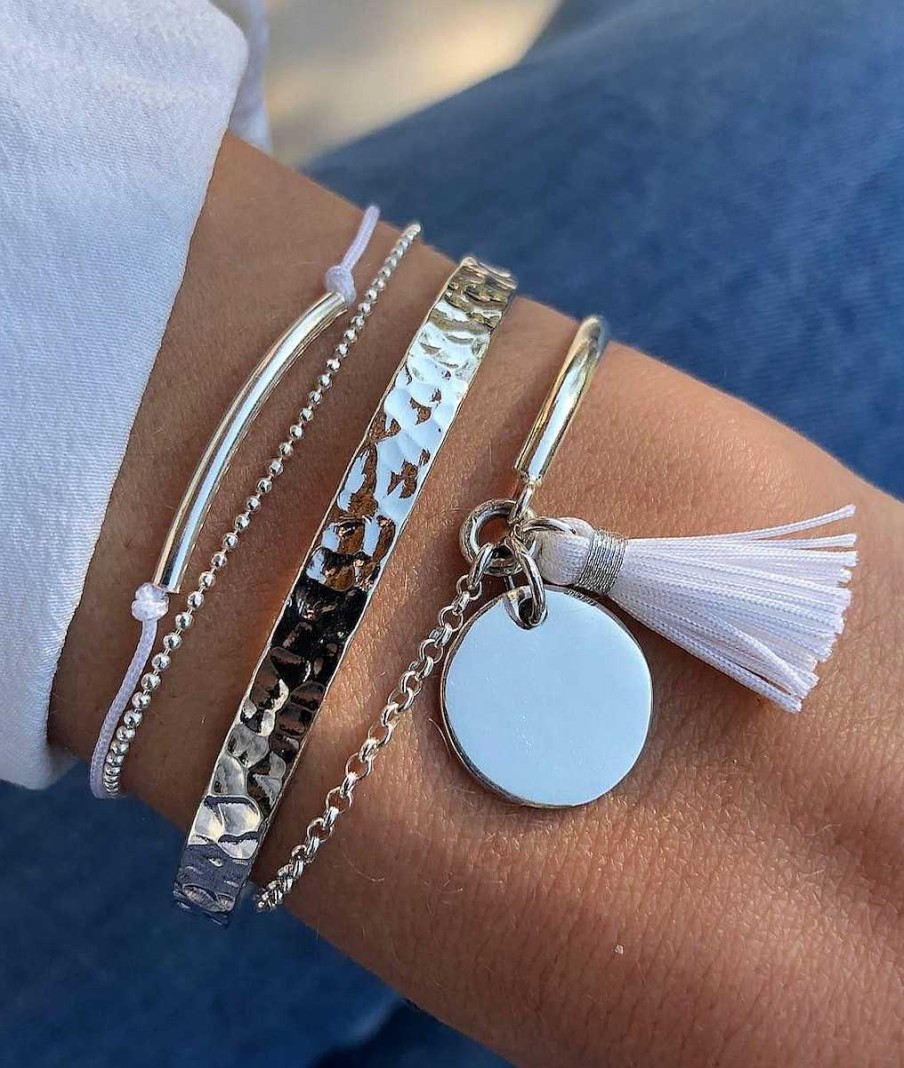 Bracelets Femme L'Atelier d'Amaya | Trio Blanc De Mer Argent 925