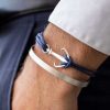 Bijoux Homme L'Atelier d'Amaya | Bracelet Jonc Ouvert Bross Pour Homme Argent 925