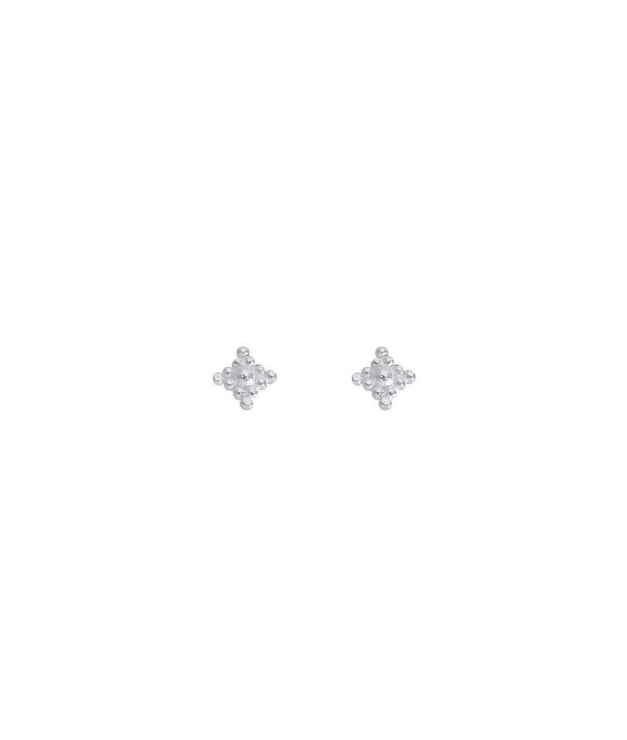 Boucles D'Oreilles Femme L'Atelier d'Amaya | Boucles D'Oreilles Puces Horae Argent 925