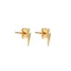 Boucles D'Oreilles Femme L'Atelier d'Amaya | Boucles D'Oreilles Puces Clair Zircons Plaqu Or