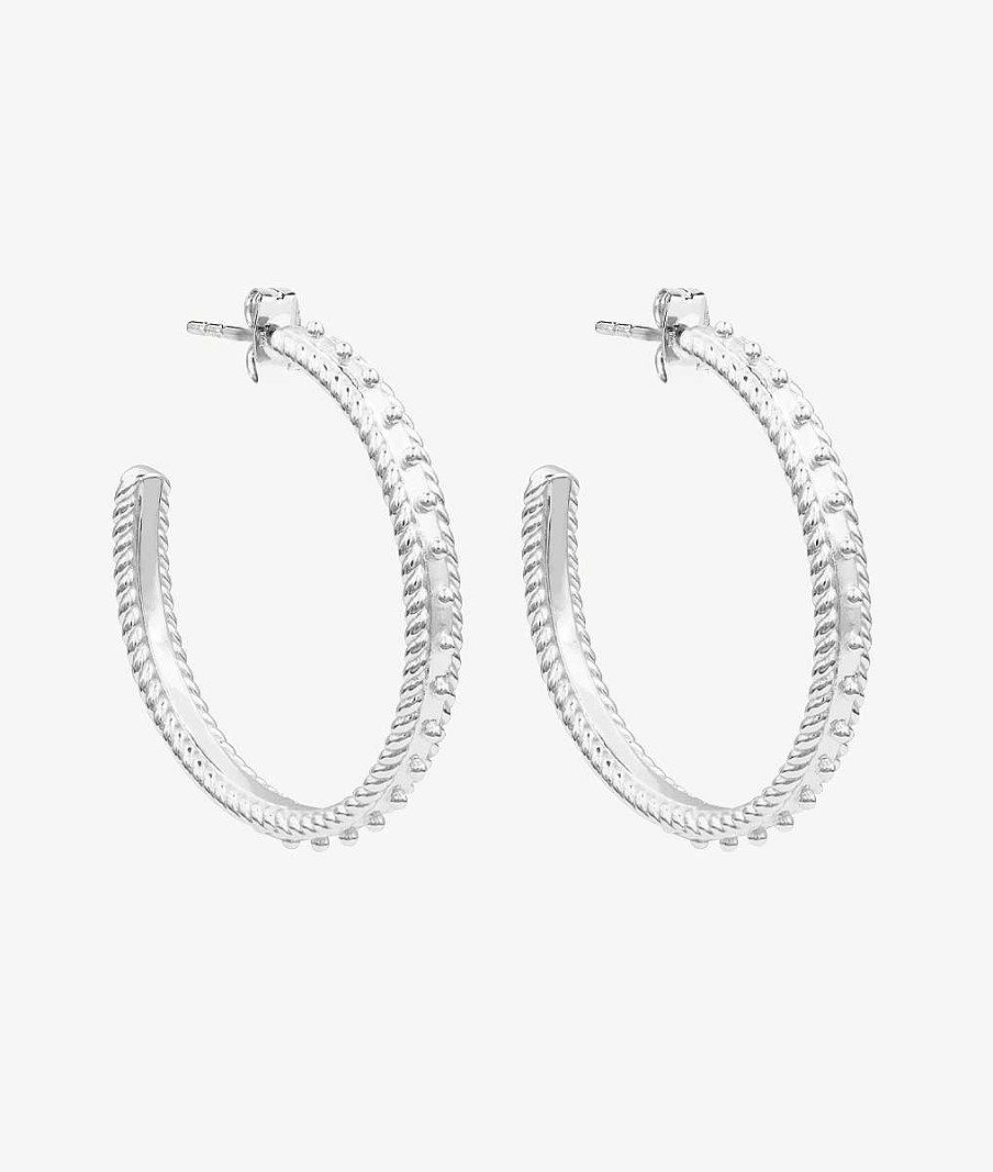 Boucles D'Oreilles Femme L'Atelier d'Amaya | Boucles D'Oreilles Cr Oles Ethniques Argent 925