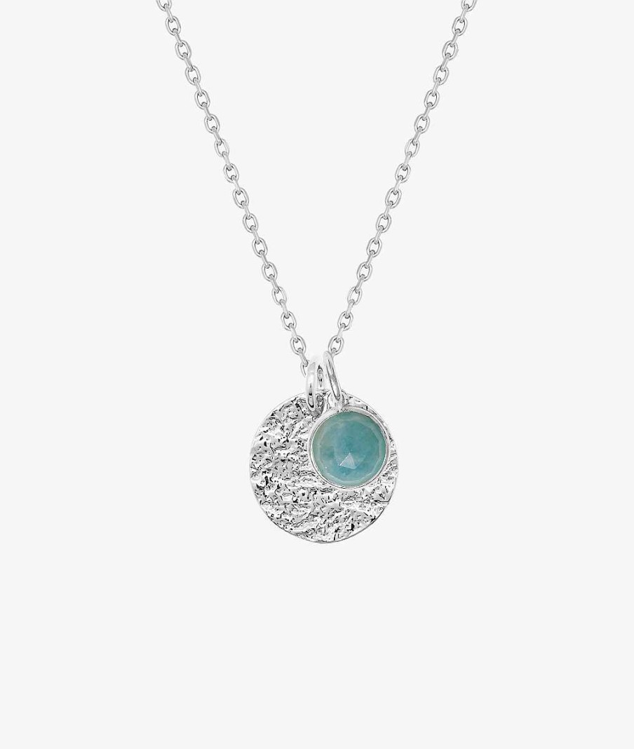 Colliers Femme L'Atelier d'Amaya | Collier Cha Ne M Daille Maya Et Amazonite Argent 925