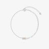 Bracelets Femme L'Atelier d'Amaya | Bracelet Cha Ne Classique Et Grands Maillons Pierre De Lune Sertie Argent 925