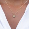 Colliers Femme L'Atelier d'Amaya | Collier Cha Ne Et Petite M Daille Fleur Plaqu Or