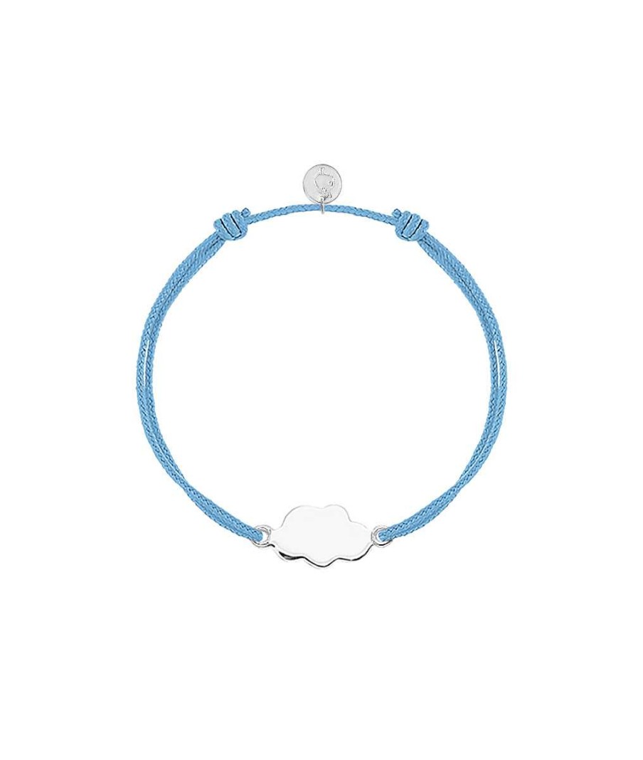 Bracelets Femme L'Atelier d'Amaya | Bracelet Cordon Petit Nuage Argent 925