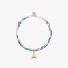 Bracelets Femme L'Atelier d'Amaya | Bracelet Liberty Et Pendentif Initiale Plaqu Or