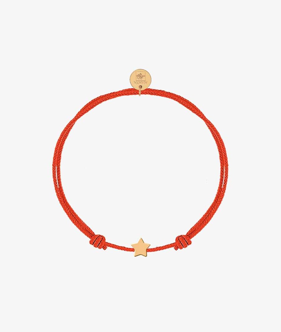 Bijoux Enfant L'Atelier d'Amaya | Bracelet Cordon Mini Toile Pour Enfant Plaqu Or