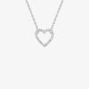 Colliers Femme L'Atelier d'Amaya | Collier Cha Ne Classique Et Mousqueton Coeur Argent 925