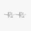 Boucles D'Oreilles Femme L'Atelier d'Amaya | Boucles D'Oreilles Puces Trois P Tales De Zircons Argent 925