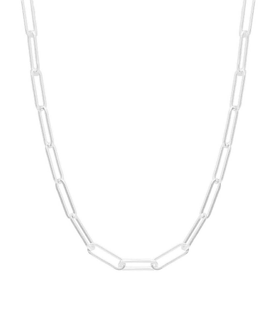 Colliers Femme L'Atelier d'Amaya | Collier Cha Ne Grands Maillons Pais Argent 925