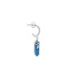 Boucles D'Oreilles Femme L'Atelier d'Amaya | Boucle D'Oreille Cr Ole Serpent Et Turquoise [ L'Unit ] Argent 925