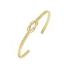 Bracelets Femme L'Atelier d'Amaya | Bracelet Jonc Noeud Plaqu Or