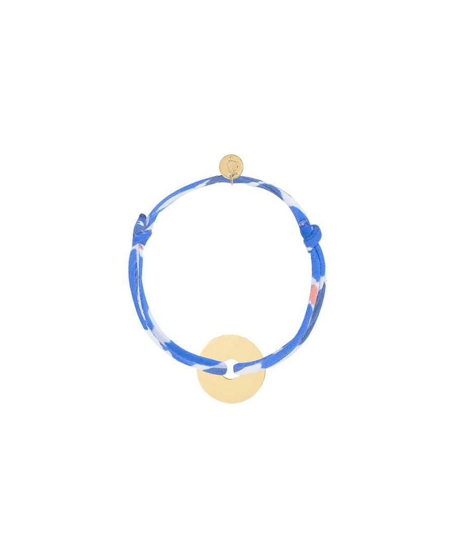 Bijoux Enfant L'Atelier d'Amaya | Bracelet Liberty Et Petite Cible Pour Enfant Plaqu Or