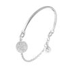 Bracelets Femme L'Atelier d'Amaya | Demi Jonc Cha Nette Et M Daille Maya Argent 925