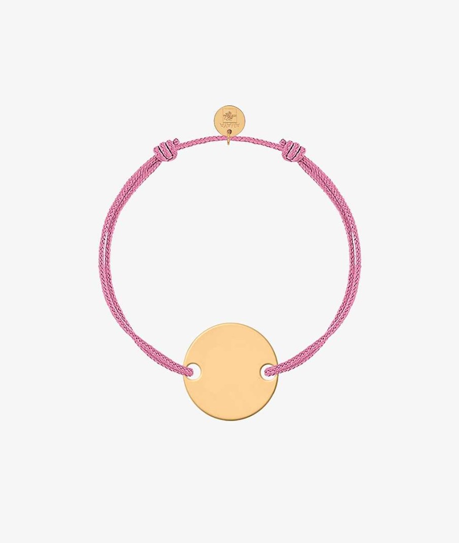 Bracelets Femme L'Atelier d'Amaya | Bracelet Cordon Pastille Plaqu Or