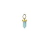 Pendentifs L'Atelier d'Amaya | Petit Prisme Amazonite Plaqu Or