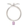 Bracelets Femme L'Atelier d'Amaya | Galon De Soie Et M Daille Rectangle Zircons Argent 925