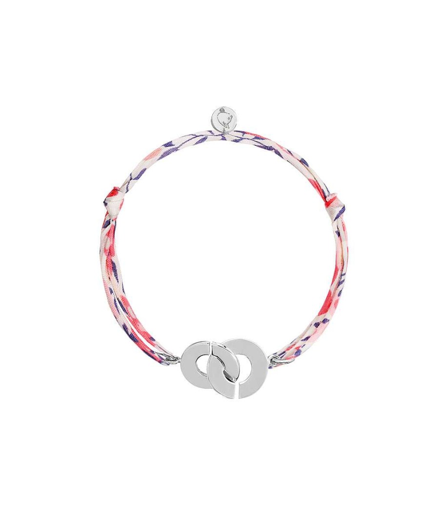 Bracelets Femme L'Atelier d'Amaya | Bracelet Liberty Et Anneaux Entrelac S Argent 925