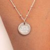 Colliers Femme L'Atelier d'Amaya | Collier Cha Ne Perl E Et M Daille Argent 925